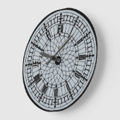 Grande Horloge Ronde Réplique Big Ben Iconique (Angle)