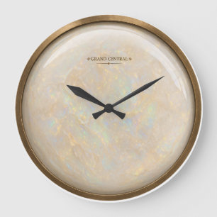 Grande Horloge Ronde Réplique Opale face Grand Central quartz