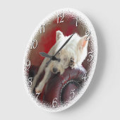 Grande Horloge Ronde Repose de Westie (Angle)