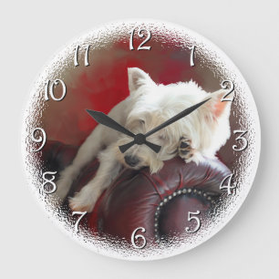 Grande Horloge Ronde Repose de Westie