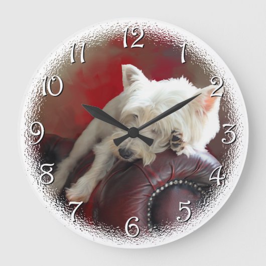 Grande Horloge Ronde Repose de Westie (Recto)