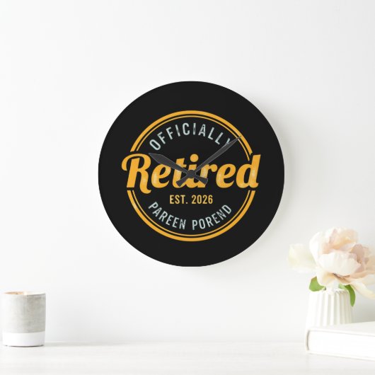 Grande Horloge Ronde Retired 2026 Not My Problem Anymore  (Maison)
