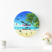 Grande Horloge Ronde Retraité et adoré ! (Maison)