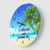 Grande Horloge Ronde Retraité et l'amour (Angle)