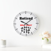 Grande Horloge Ronde retraité, qui s'en soucie (Maison)