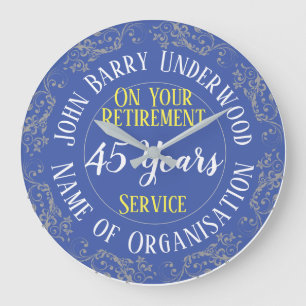 Grande Horloge Ronde Retraite Venin with Years Served