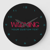 Rétro avertissement de lampes au néon des années