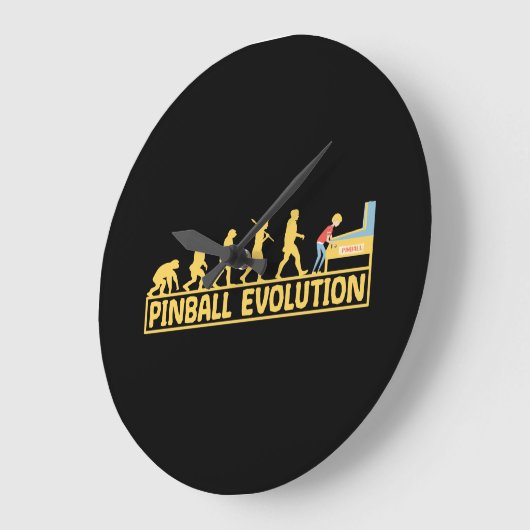 Grande Horloge Ronde Retro Funny (Angle)