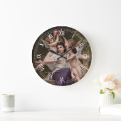Grande Horloge Ronde Rêve de Printemps de Bouguereau (Maison)
