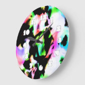 Grande Horloge Ronde Rêve psychédélique (Angle)