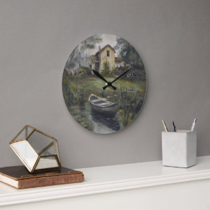 Grande Horloge Ronde "Rêves d'été"