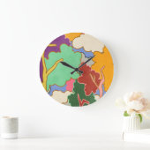 Grande Horloge Ronde Rêves nuageux (Maison)