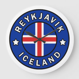Grande Horloge Ronde Reykjavik Islande