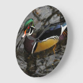 Grande Horloge Ronde Rhododendron de Male (Angle)