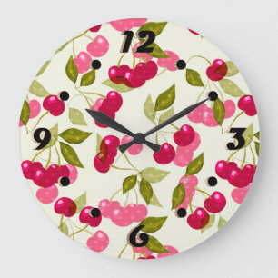 Grande Horloge Ronde Ripe cherry