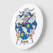 Grande Horloge Ronde Robalo Family Crest (Angle)