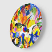 Grande Horloge Ronde Robert DeLaunay - Hommage à Bleriot (Angle)