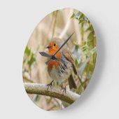 Grande Horloge Ronde Robin étonnant (Angle)