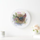 Grande Horloge Ronde Robin Nest (Maison)