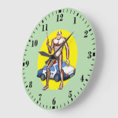 Grande Horloge Ronde Robocop (Angle)