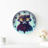 Grande Horloge Ronde Robot (Maison)