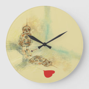 Grande Horloge Ronde Robots & Sentiments