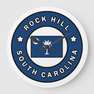 Grande Horloge Ronde Rock Hill Caroline du Sud