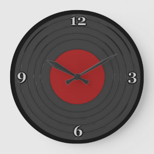 Grande Horloge Ronde Rock N Roll