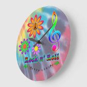 Grande Horloge Ronde Rock n'Roll (Angle)