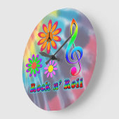 Grande Horloge Ronde Rock n'Roll (Angle)