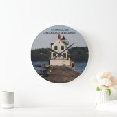 Grande Horloge Ronde Rockland, JE phare de brise-lames (Maison)