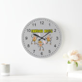 Grande Horloge Ronde Rocks de Cribbage (Maison)