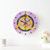 GRANDE HORLOGE RONDE ROD OF ASCLEPIUS DENTIST DENTISTRY (Maison)