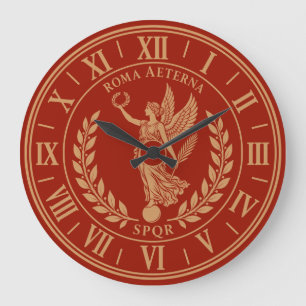 Grande Horloge Ronde Roma Aeterna – Victoire ailée romaine SPQR