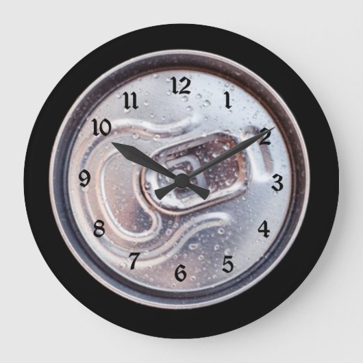 Grande Horloge Ronde Rondelle de languette de brique de bière (Recto)