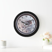 Grande Horloge Ronde Rondelle de languette de brique de bière (Maison)