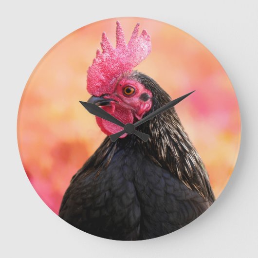 Grande Horloge Ronde Rooster Portrait (Recto)