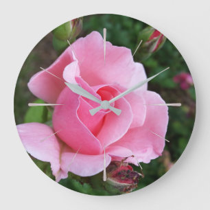 Grande Horloge Ronde rose