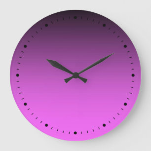 Grande Horloge Ronde Rose clair à deux tons