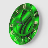 Grande Horloge Ronde Rose de Luxe (Angle)