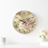 Grande Horloge Ronde Rose Garden Round (Maison)