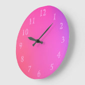 Grande Horloge Ronde Rose Numbers on Rose (Angle)