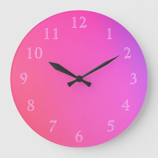 Grande Horloge Ronde Rose Numbers on Rose (Recto)