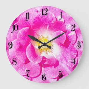 Grande Horloge Ronde Rose rose rose