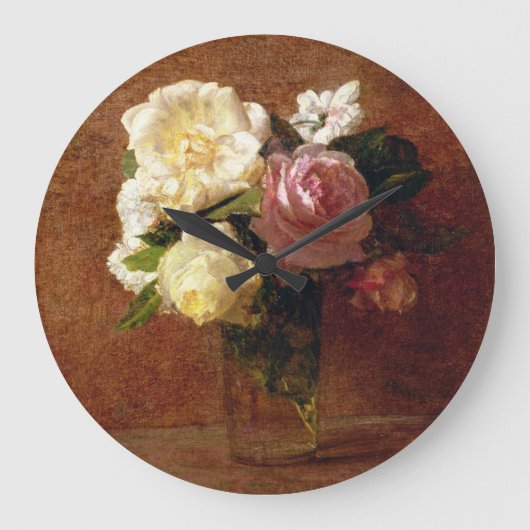 Grande Horloge Ronde Roses (Recto)