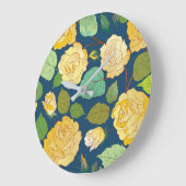 GRANDE HORLOGE RONDE ROSES 2 (Angle)