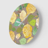 GRANDE HORLOGE RONDE ROSES 3 (Angle)