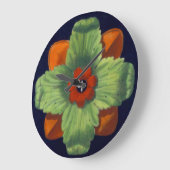 Grande Horloge Ronde Rosette architecturale n° 4 (Angle)