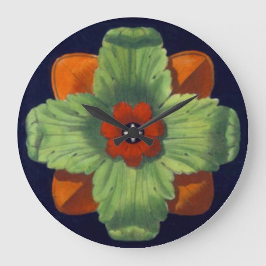 Grande Horloge Ronde Rosette architecturale n° 4 (Recto)