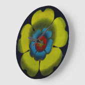 Grande Horloge Ronde Rosette architecturale n° 6 (Angle)